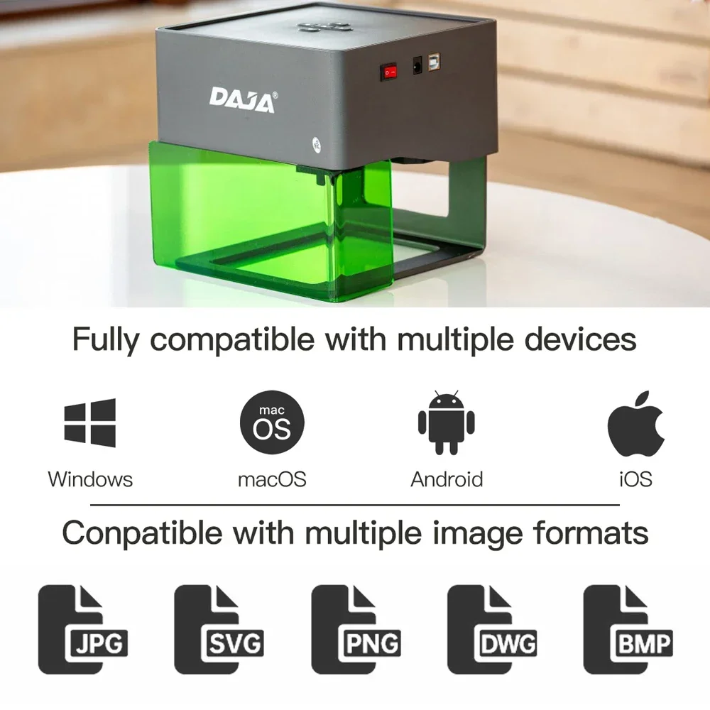 DAJA レーザー彫刻 CNC DIY DJ6 レーザー彫刻 - Fiber Laser Marking Machine 30W のレビューと価格